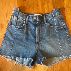 Abercrombie & Fitch High Rise Jean Shorts